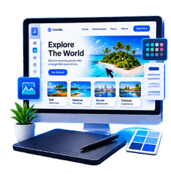 Website UI and UX design